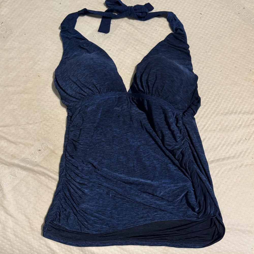 La Blanca Deep Blue Swim Top